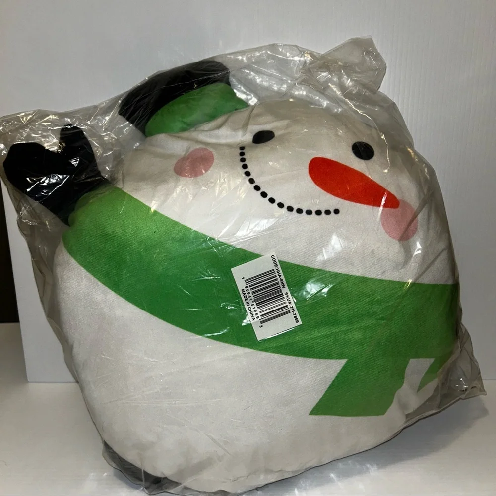 Snowman Christmas Pillow